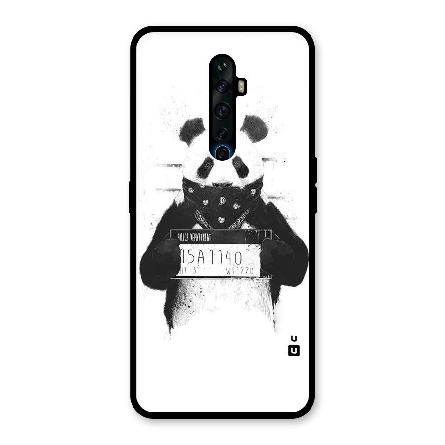 Guilty Panda Glass Back Case for Oppo Reno2 F