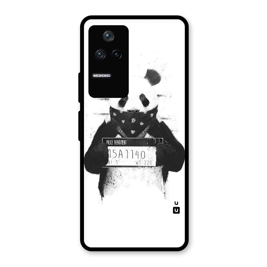 Guilty Panda Glass Back Case for Poco F4 5G