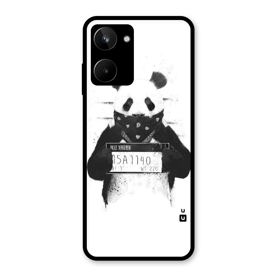 Guilty Panda Glass Back Case for Realme 10