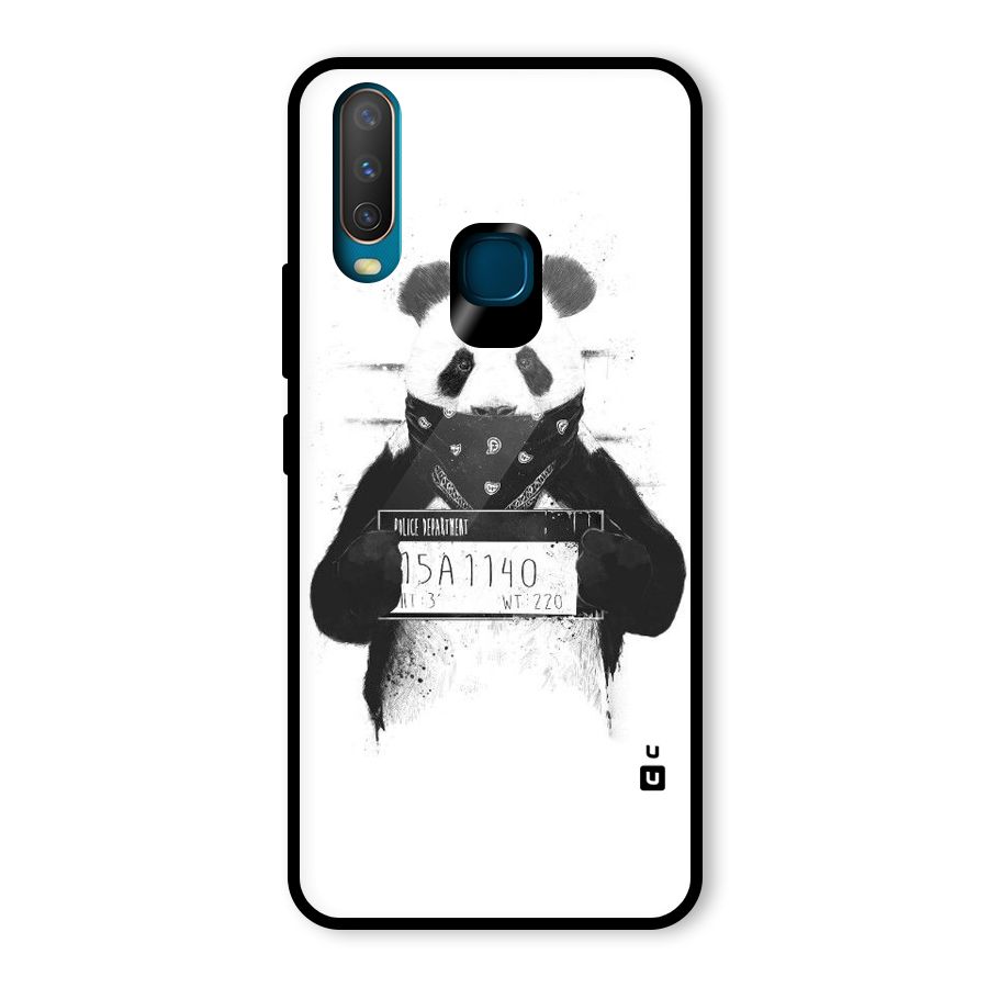 Guilty Panda Glass Back Case for Vivo U10
