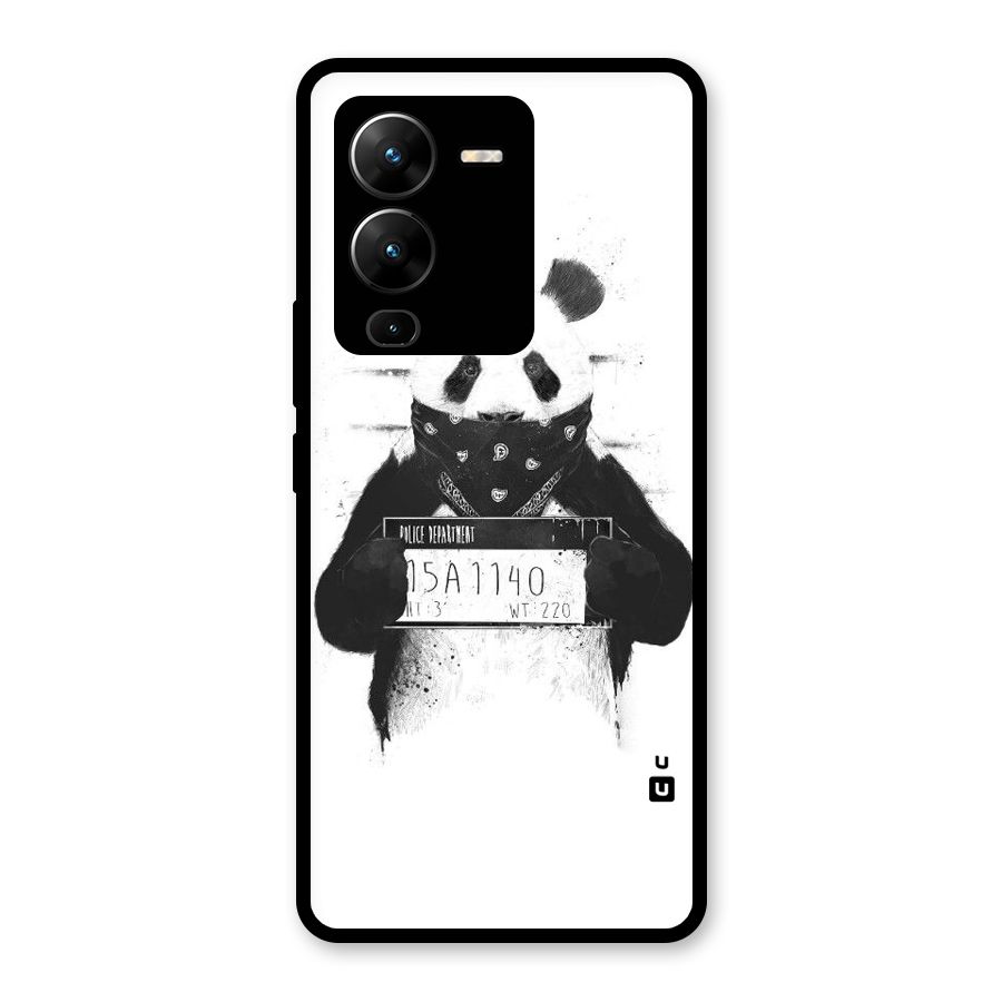 Guilty Panda Glass Back Case for Vivo V25 Pro
