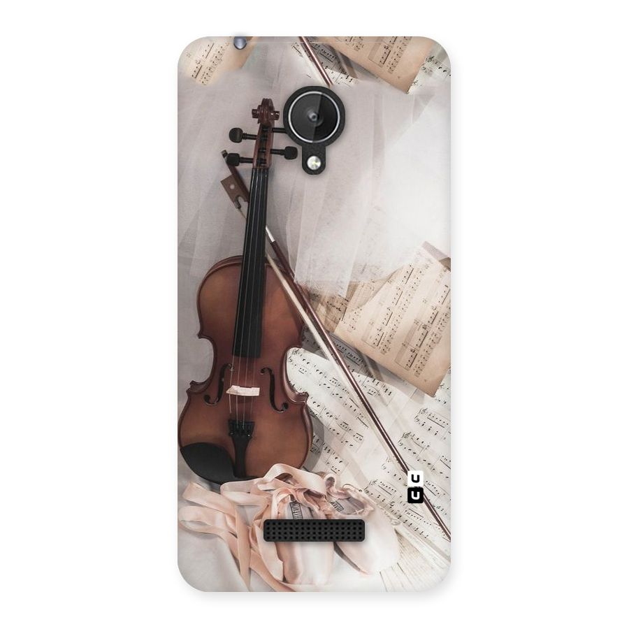 Guitar And Co Back Case for Micromax Canvas Spark Q380