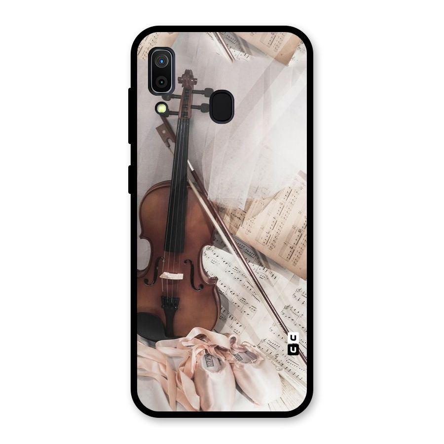 Guitar And Co Glass Back Case for Galaxy A30