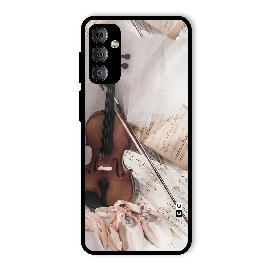 Guitar And Co Glass Back Case for Galaxy F23