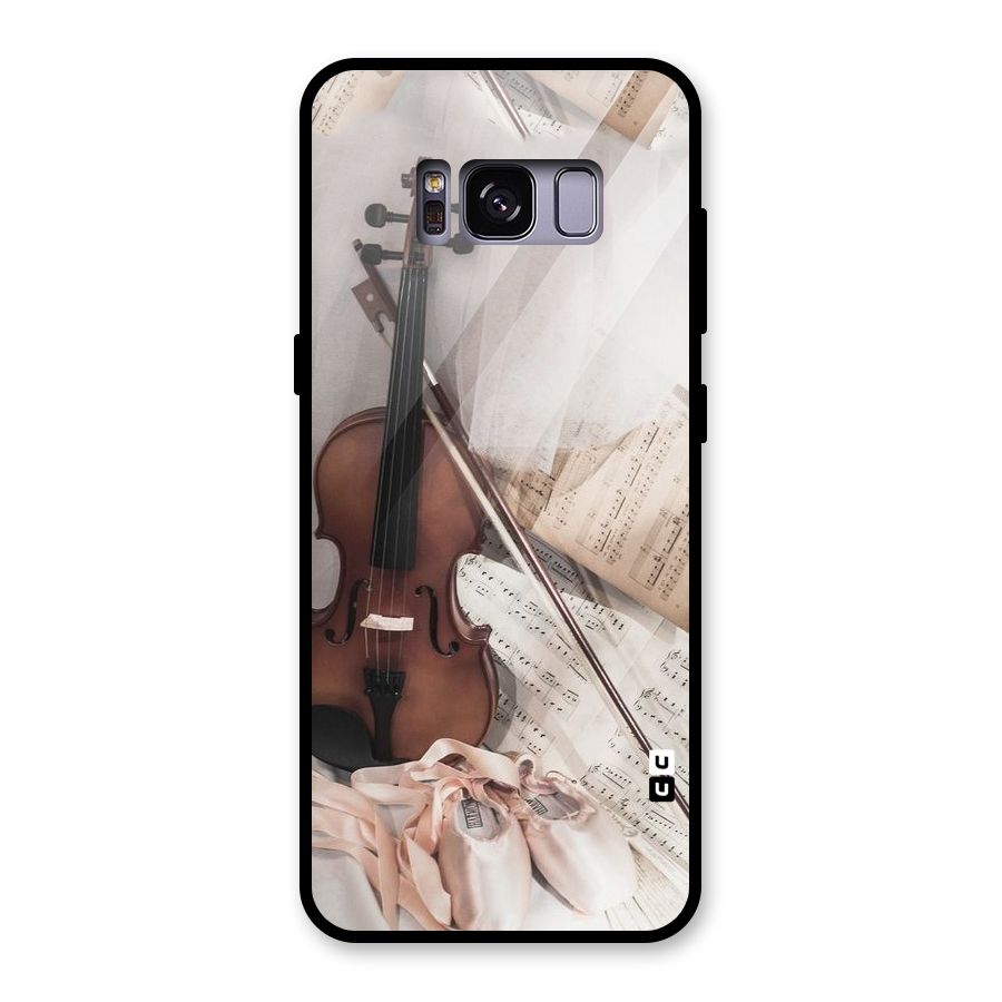 Guitar And Co Glass Back Case for Galaxy S8