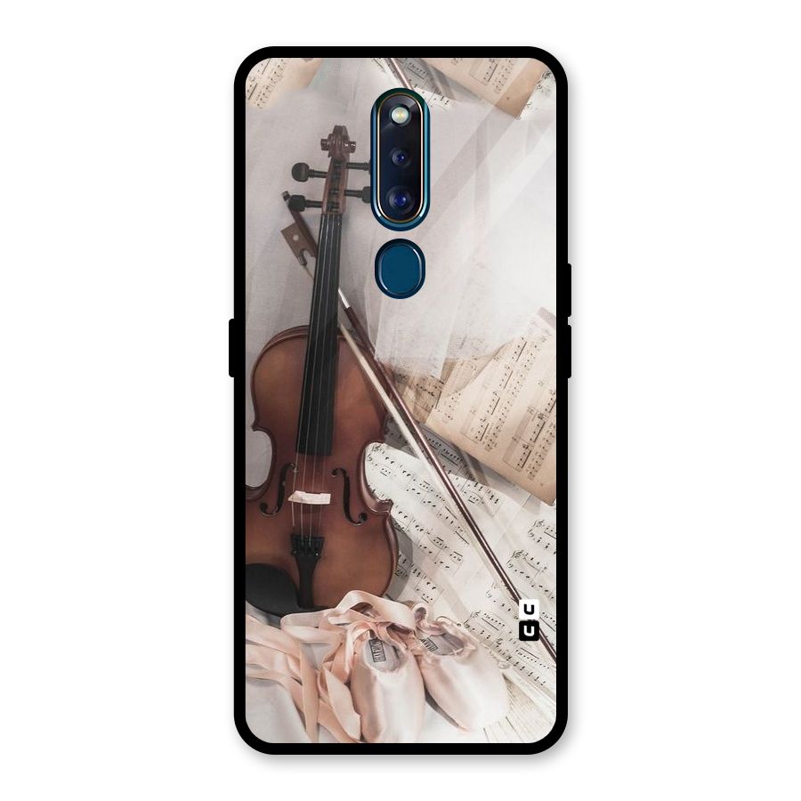 Guitar And Co Glass Back Case for Oppo F11 Pro