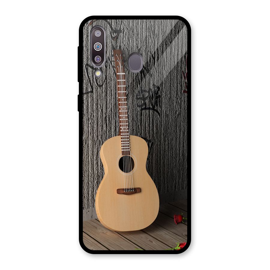 Guitar Classic Glass Back Case for Galaxy M30