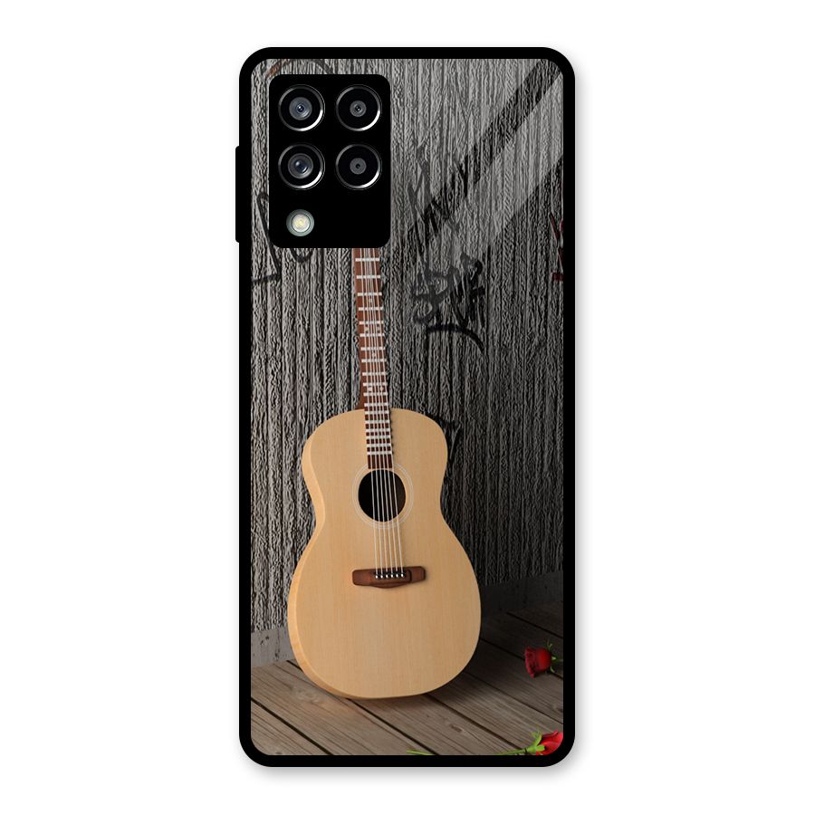 Guitar Classic Glass Back Case for Galaxy M53 5G