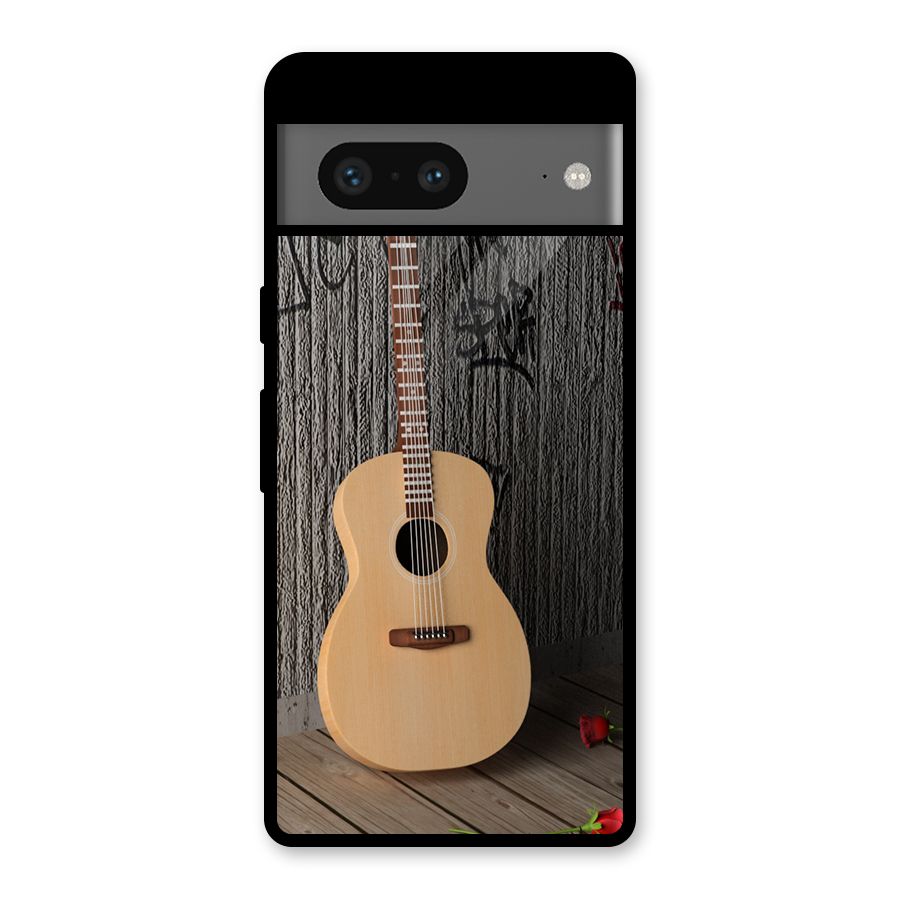 Guitar Classic Glass Back Case for Google Pixel 7