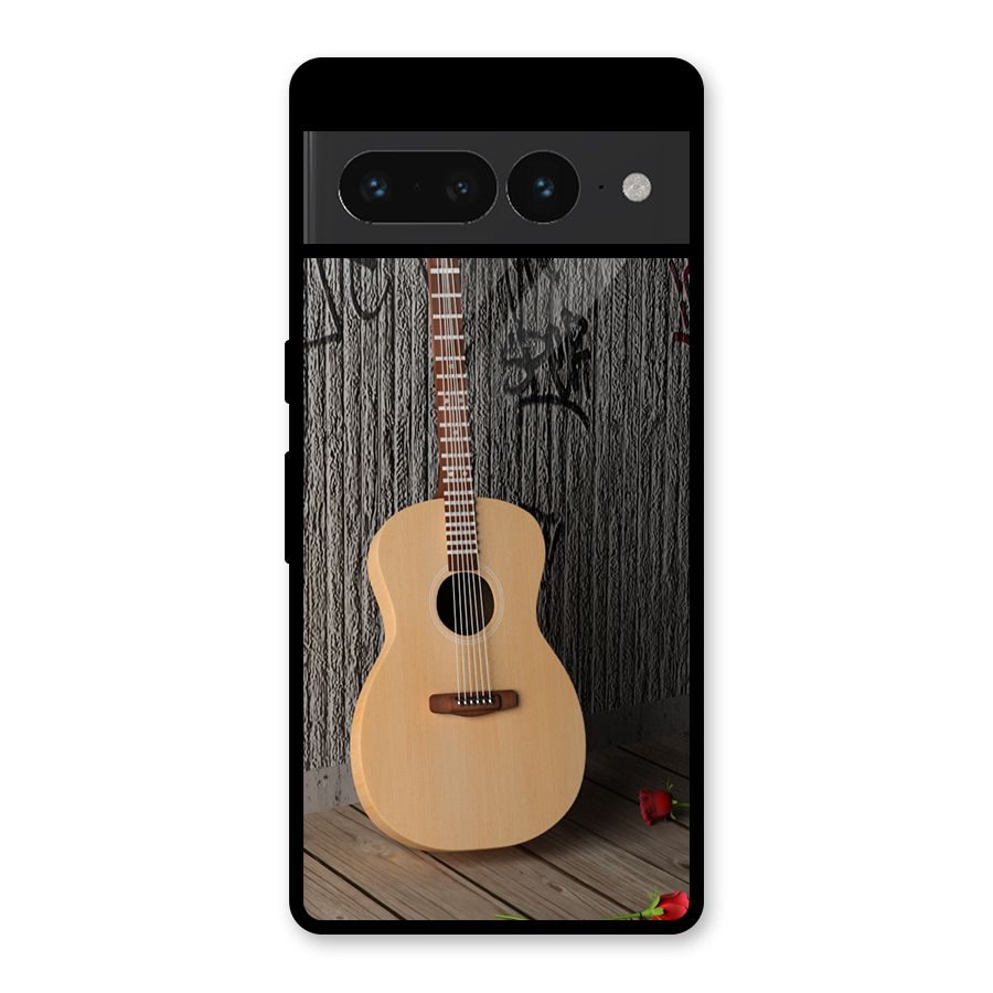 Guitar Classic Glass Back Case for Google Pixel 7 Pro