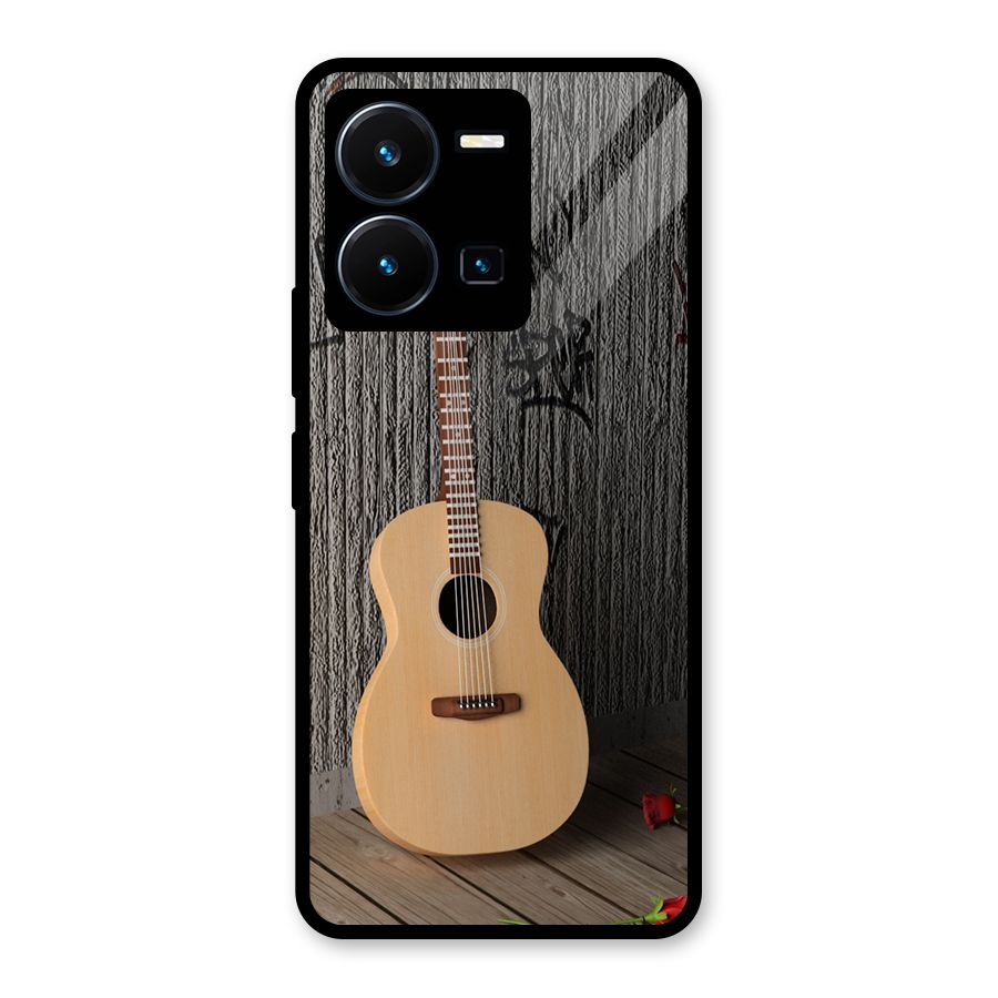 Guitar Classic Glass Back Case for Vivo Y35