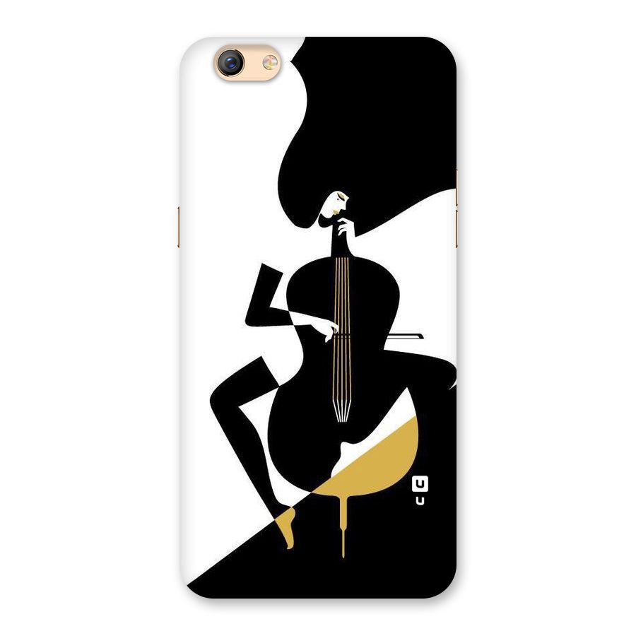 Guitar Women Back Case for Oppo F3 Plus