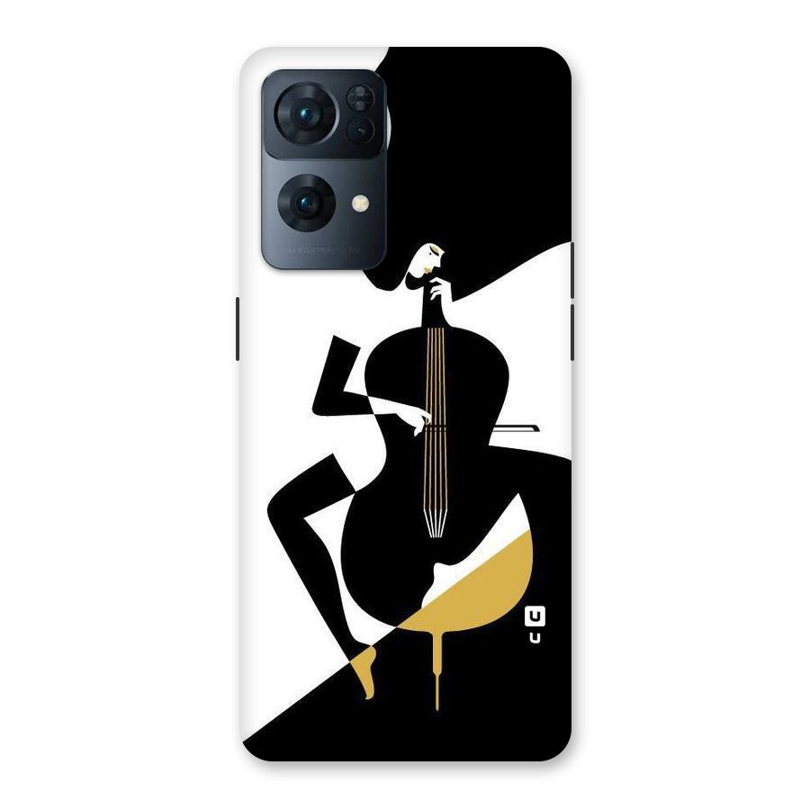 Guitar Women Back Case for Oppo Reno7 Pro 5G