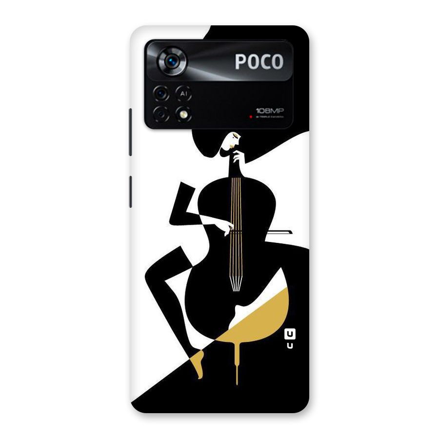Guitar Women Back Case for Poco X4 Pro 5G