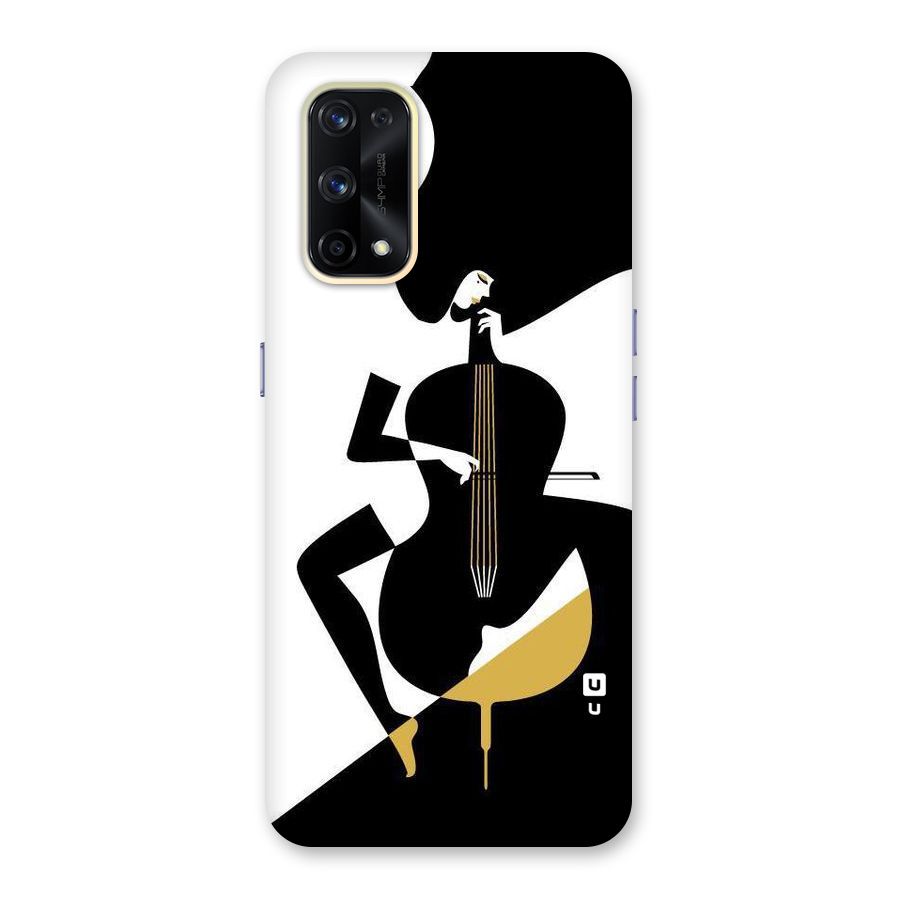 Guitar Women Glass Back Case for Realme X7 Pro