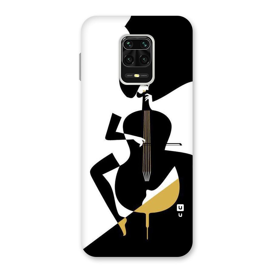 Guitar Women Back Case for Redmi Note 9 Pro