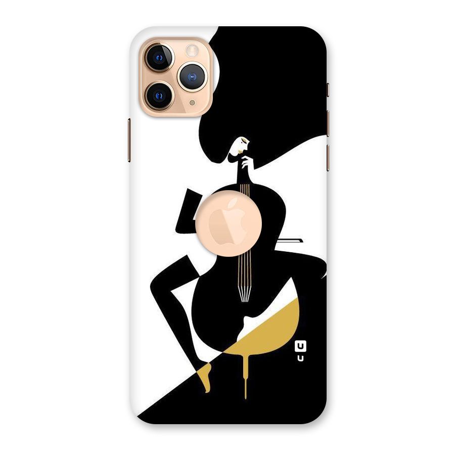 Guitar Women Back Case for iPhone 11 Pro Max Logo Cut