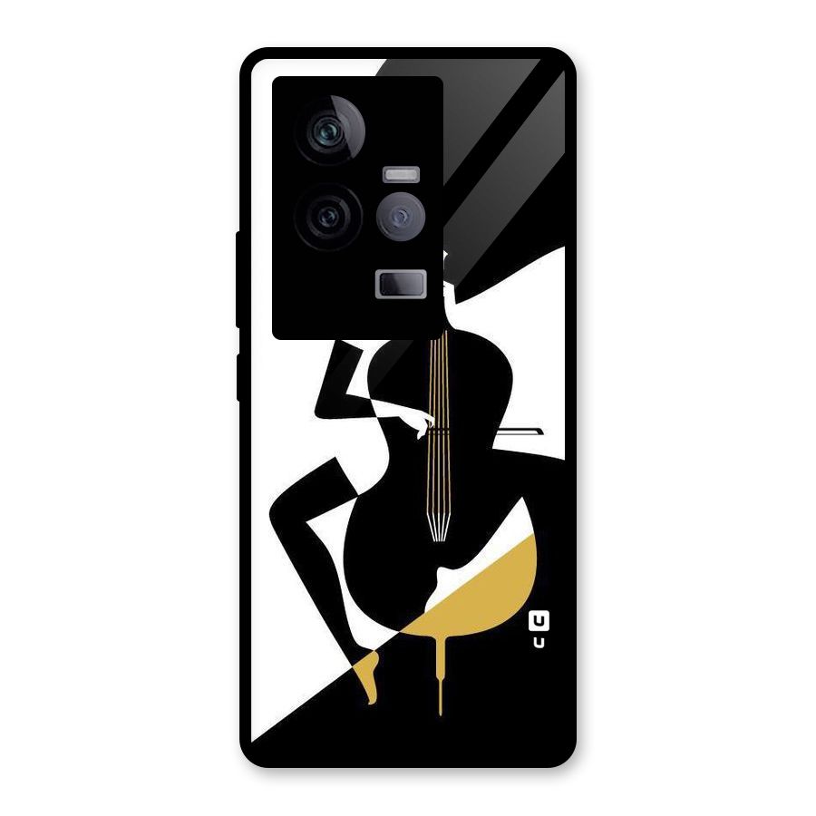 Guitar Women Glass Back Case for Vivo iQOO 11 5G