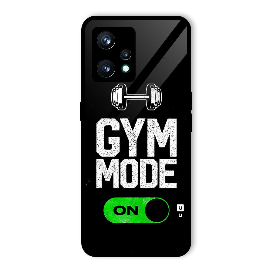 Gym Mode On Glass Back Case for Realme 9 Pro Plus 5G