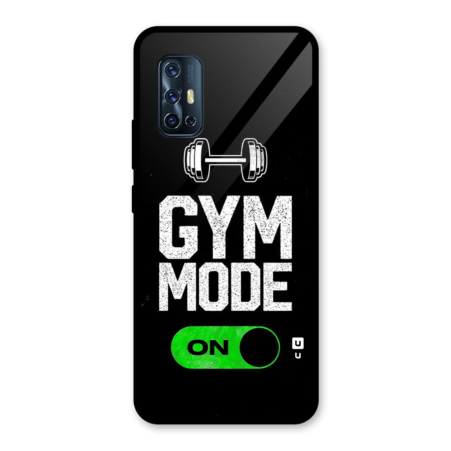 Gym Mode On Glass Back Case for Vivo V17