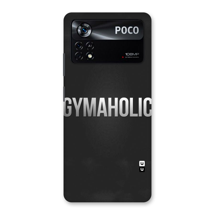 Gymaholic Back Case for Poco X4 Pro 5G