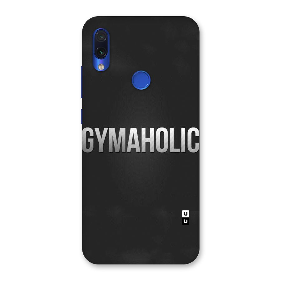Gymaholic Back Case for Redmi Note 7