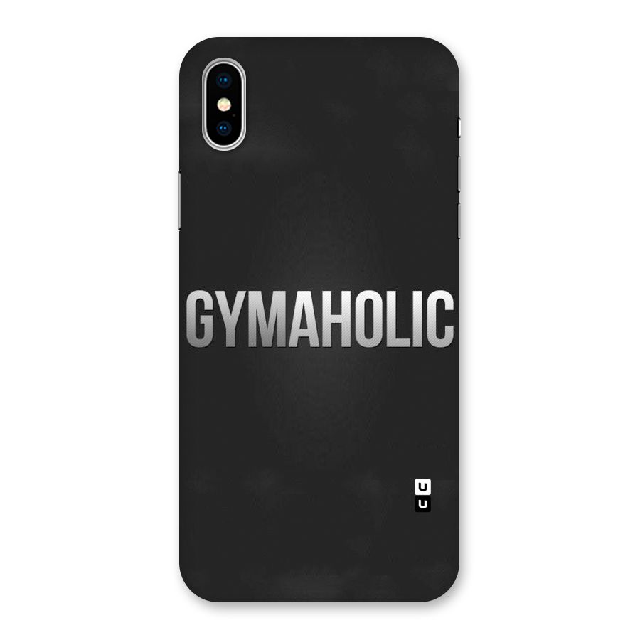 Gymaholic Back Case for iPhone X