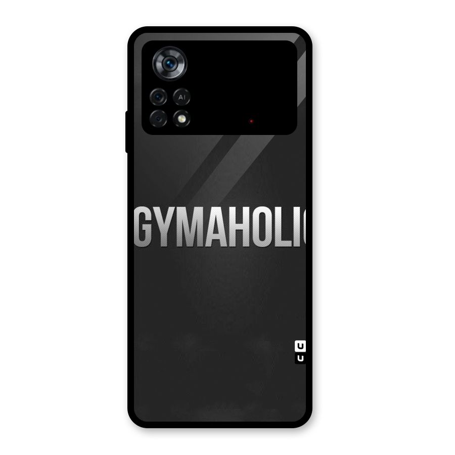 Gymaholic Glass Back Case for Poco X4 Pro 5G