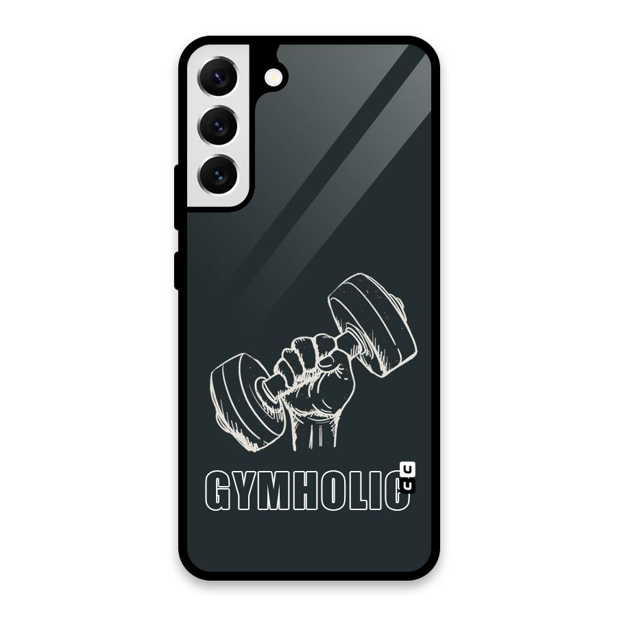 Gymholic Design Glass Back Case for Galaxy S22 Plus 5G