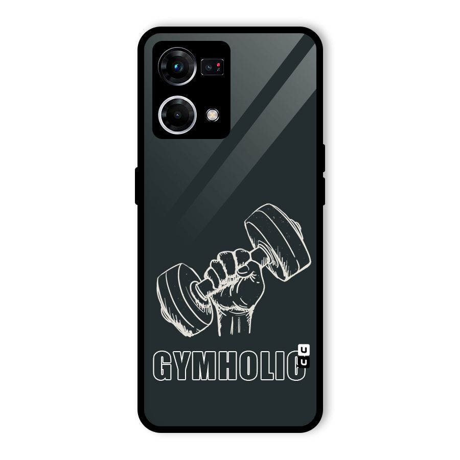 Gymholic Design Glass Back Case for Oppo F21 Pro 5G