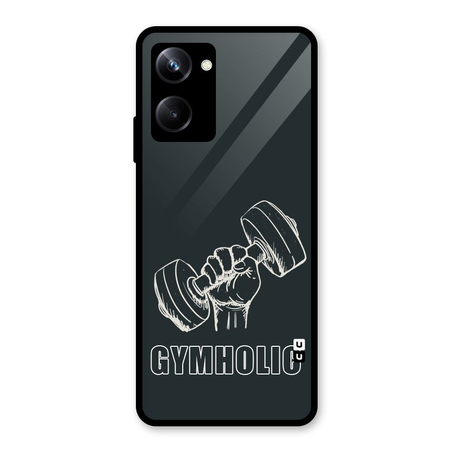 Gymholic Design Glass Back Case for Realme 10 Pro