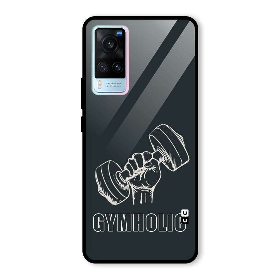 Gymholic Design Glass Back Case for Vivo X60
