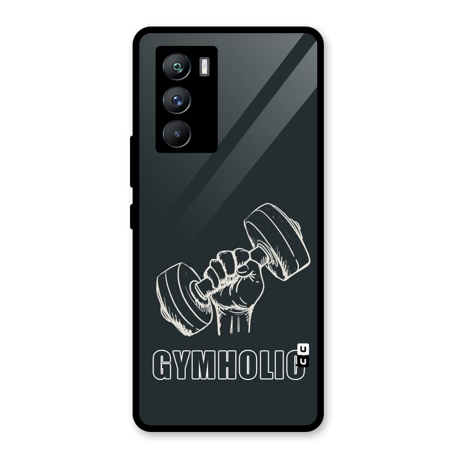 Gymholic Design Glass Back Case for Vivo iQOO 9 SE