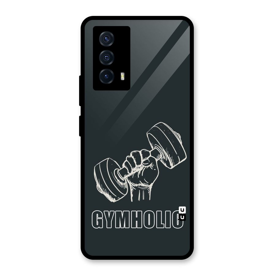 Gymholic Design Glass Back Case for Vivo iQOO Z5