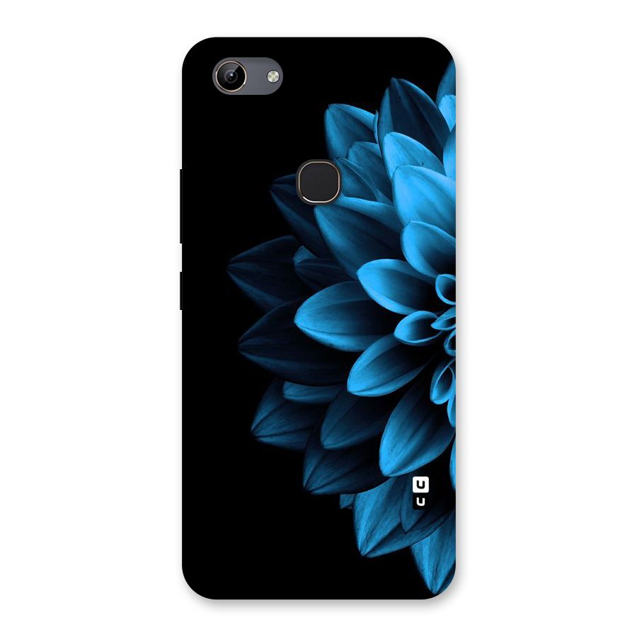Half Blue Flower Back Case for Vivo Y81