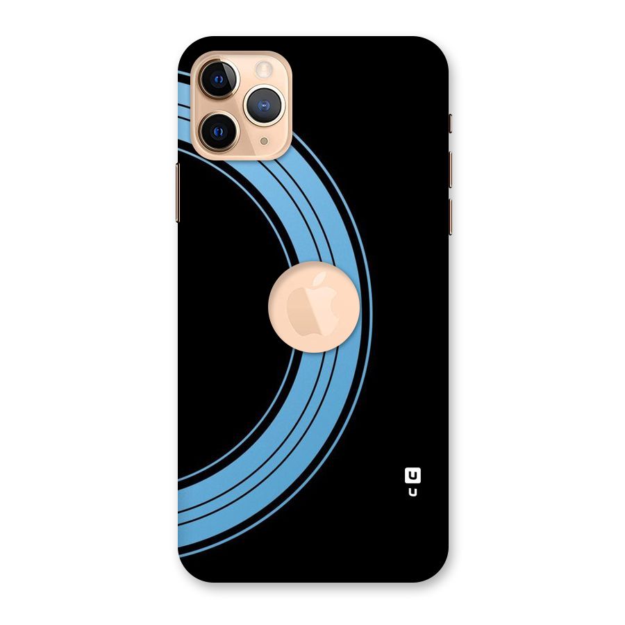 Half Circles Back Case for iPhone 11 Pro Max Logo Cut