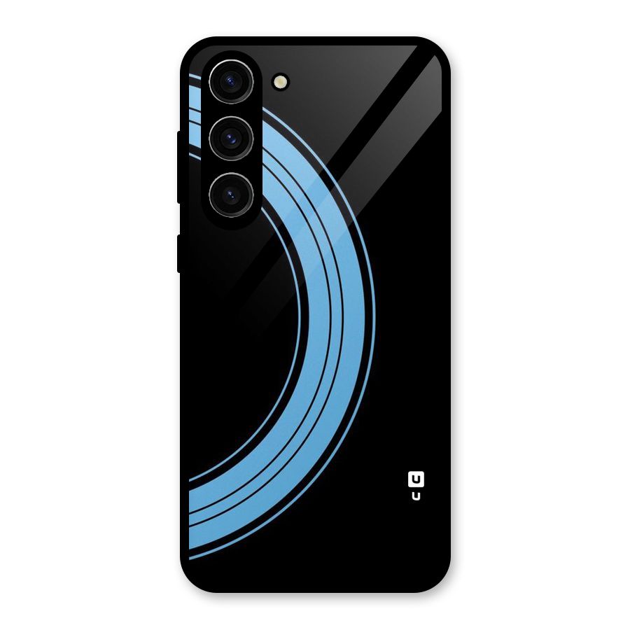 Half Circles Glass Back Case for Galaxy S23 Plus