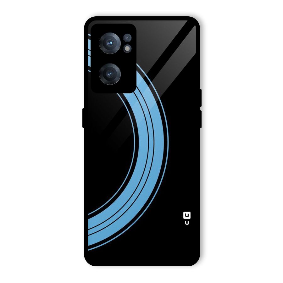 Half Circles Glass Back Case for OnePlus Nord CE 2 5G