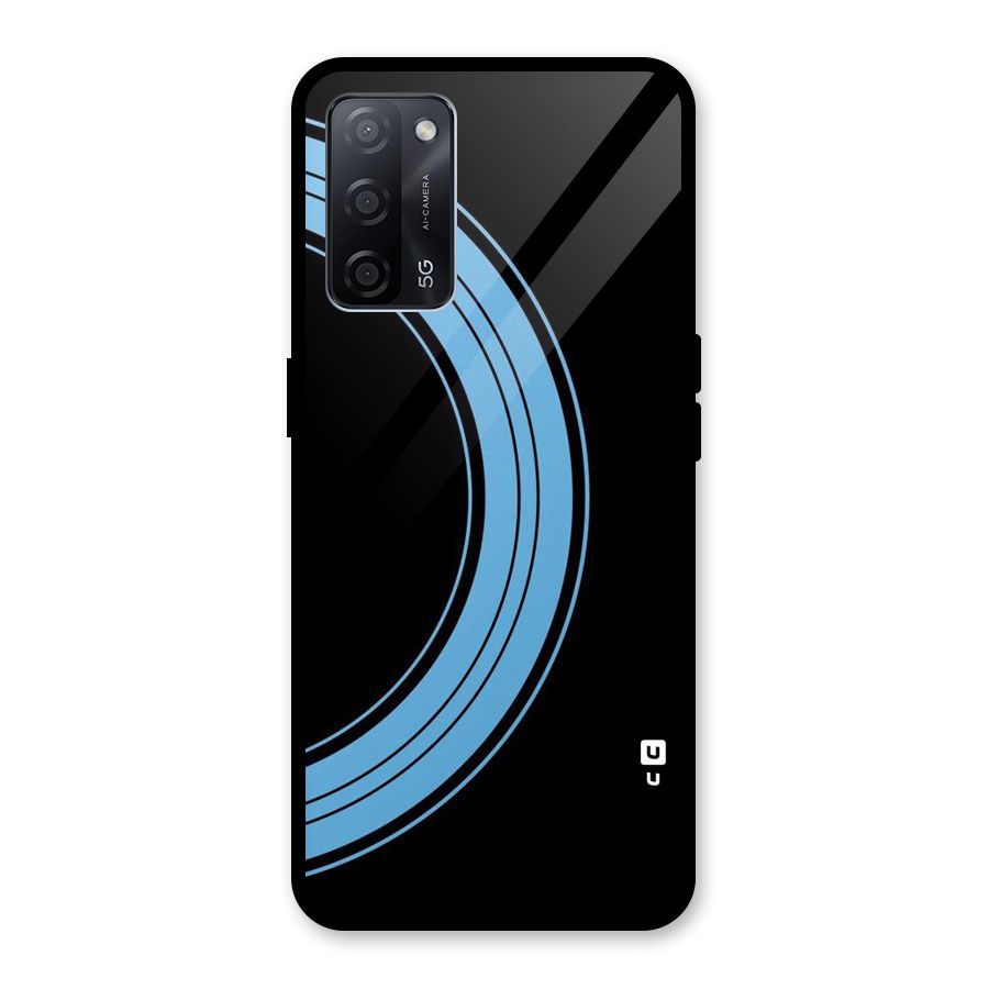 Half Circles Glass Back Case for Oppo A53s 5G