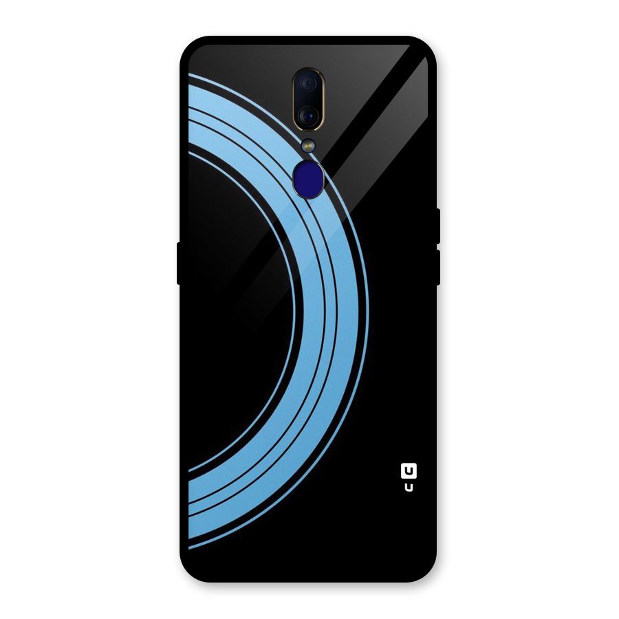 Half Circles Glass Back Case for Oppo F11