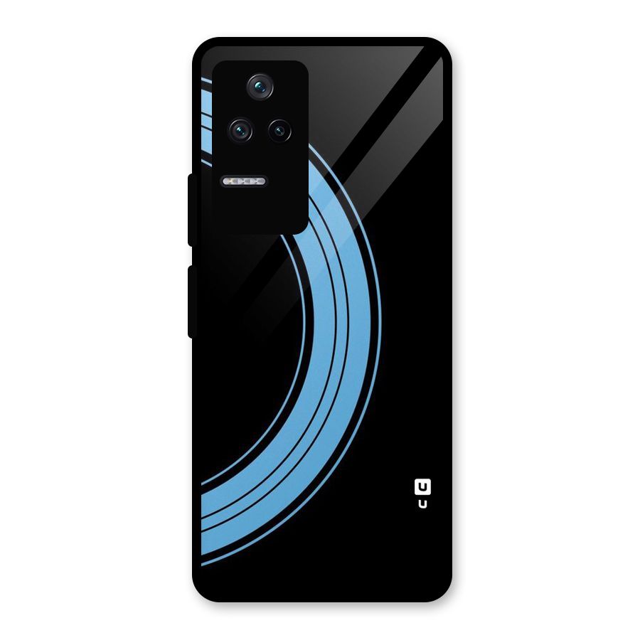Half Circles Glass Back Case for Poco F4 5G