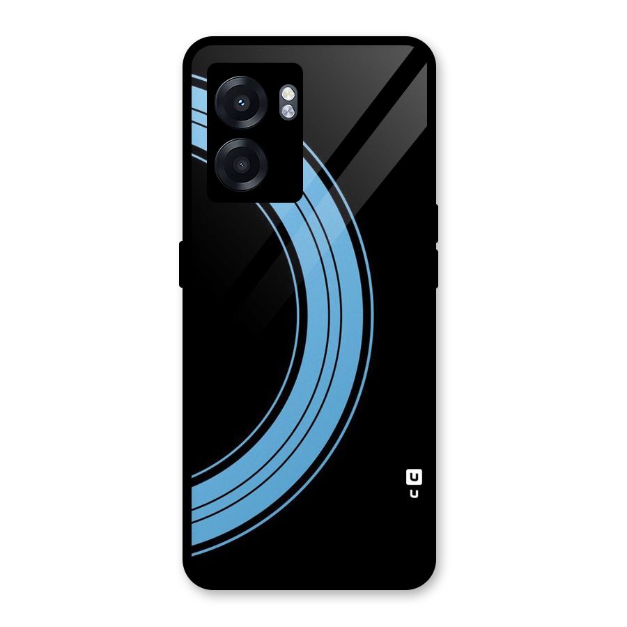 Half Circles Glass Back Case for Realme Narzo 50 5G