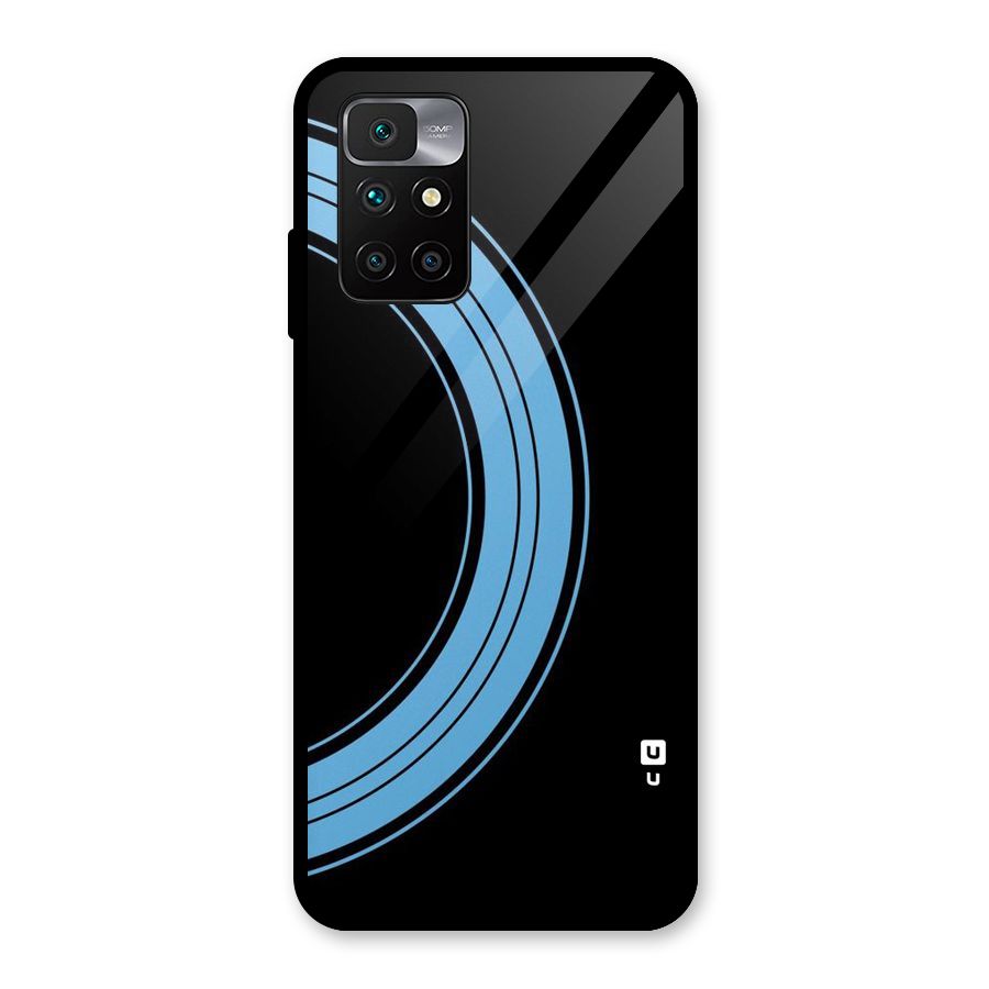 Half Circles Glass Back Case for Redmi 10 Prime