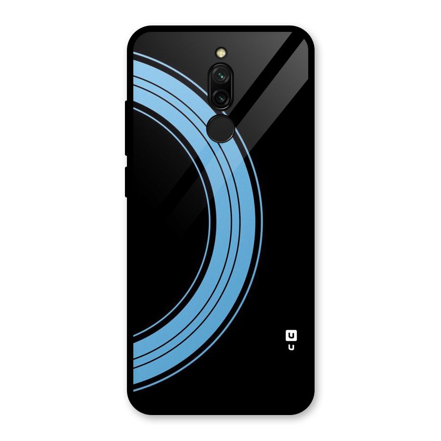Half Circles Glass Back Case for Redmi 8