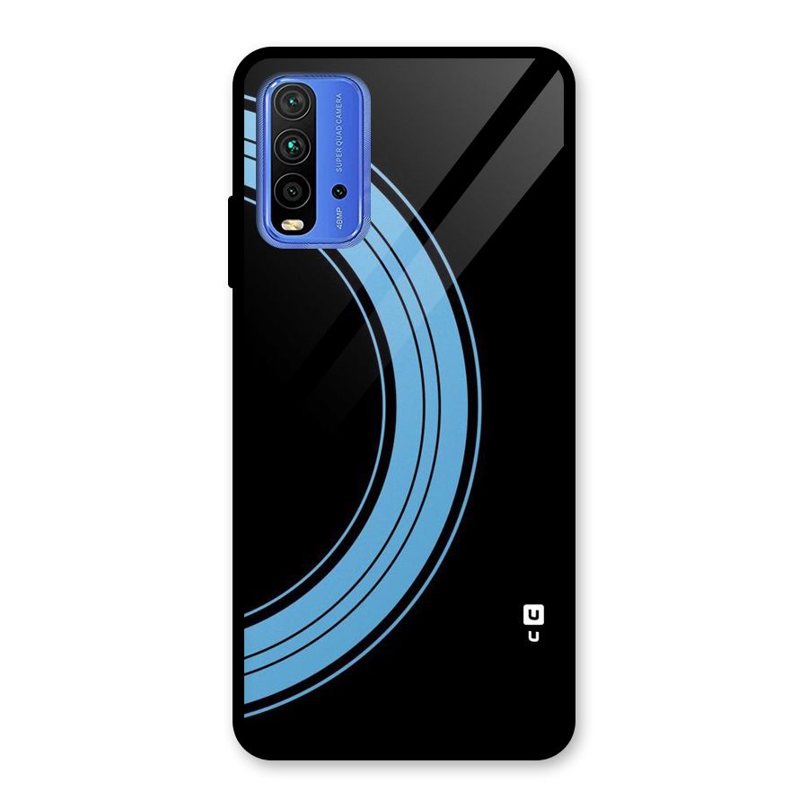 Half Circles Glass Back Case for Redmi 9 Power