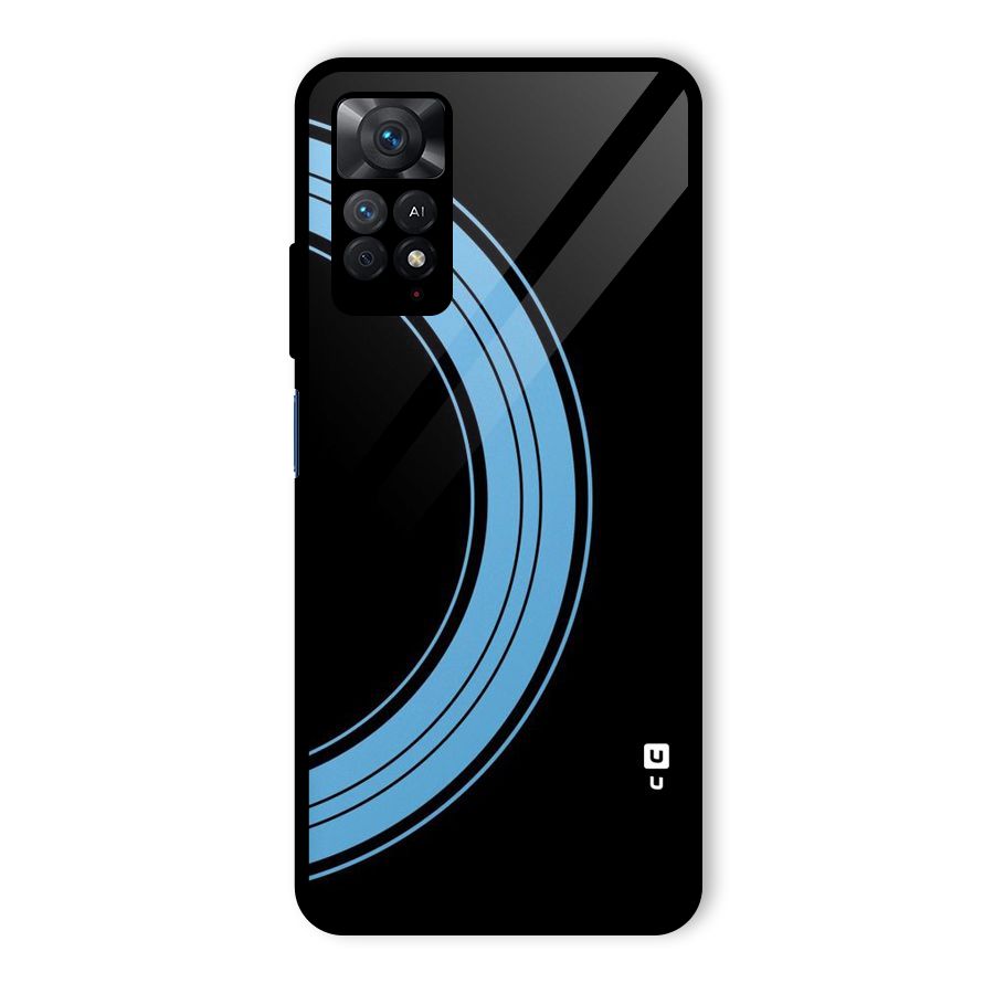 Half Circles Glass Back Case for Redmi Note 11 Pro Plus 5G