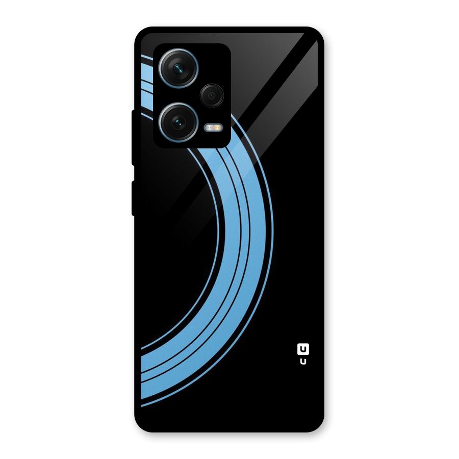 Half Circles Glass Back Case for Redmi Note 12 Pro Plus 5G