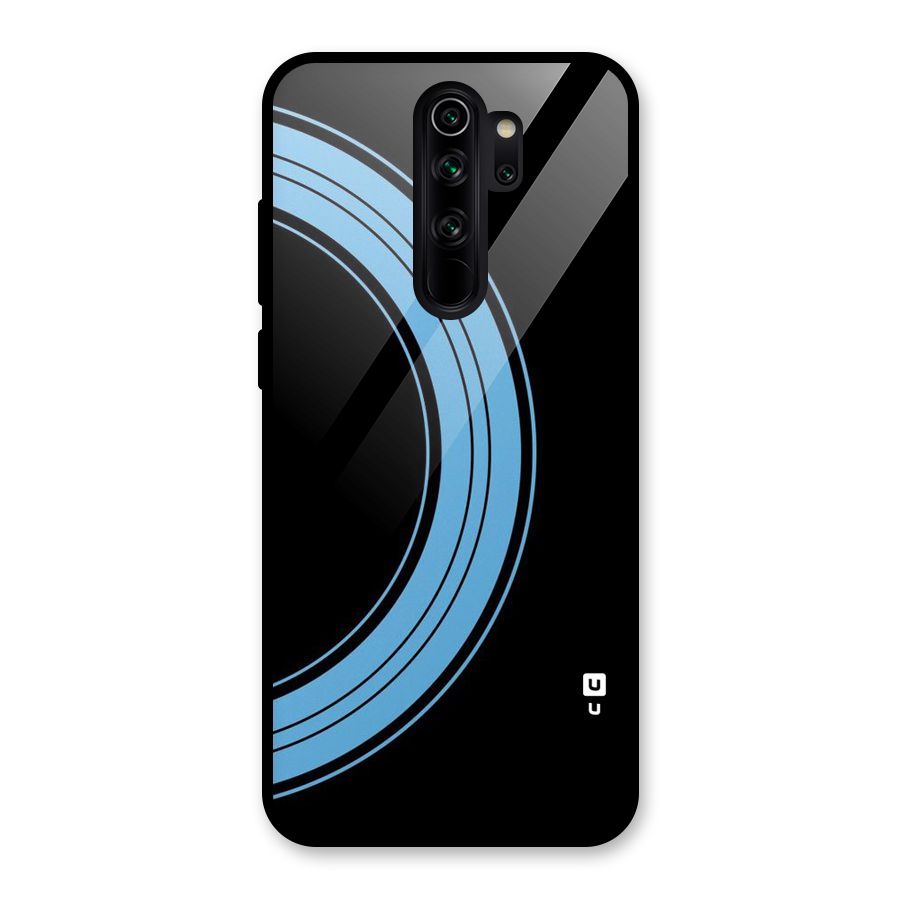 Half Circles Glass Back Case for Redmi Note 8 Pro
