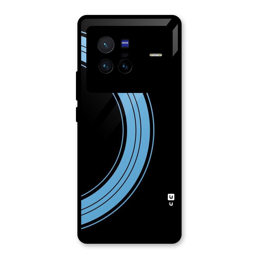 Half Circles Glass Back Case for Vivo X80