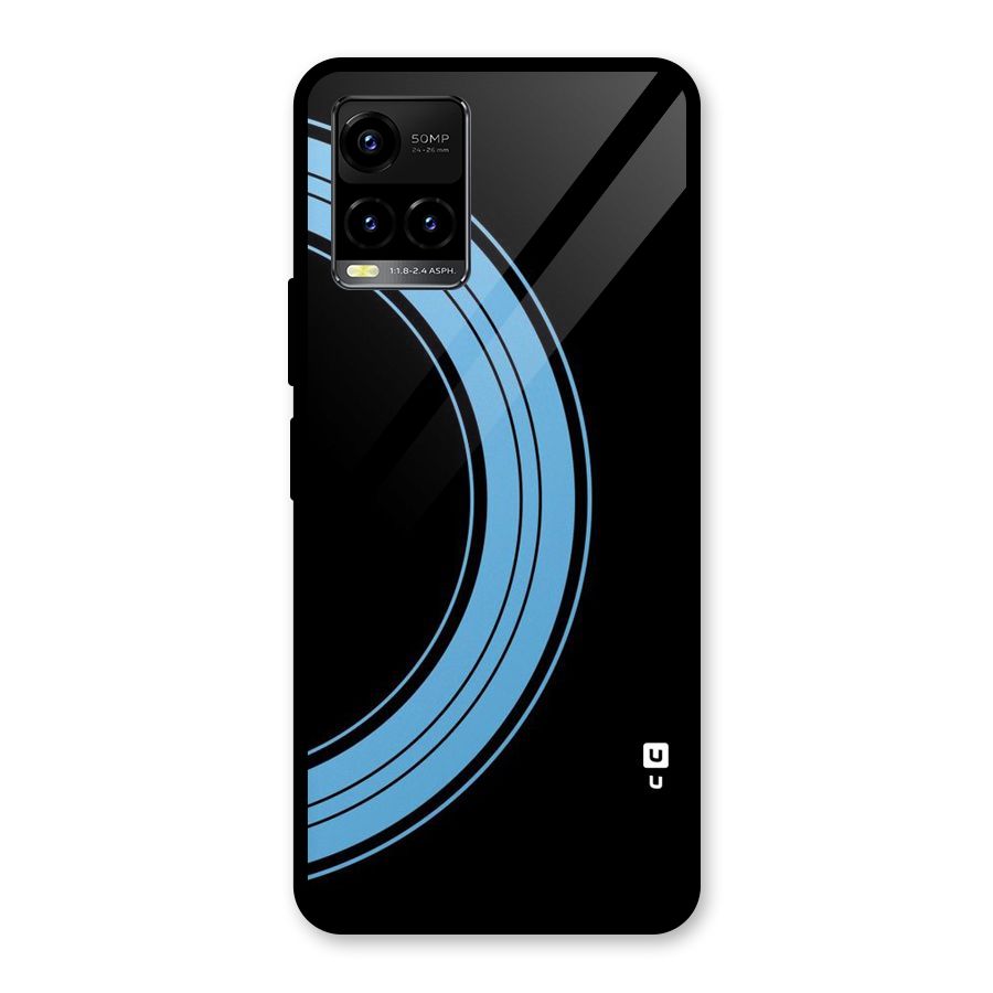 Half Circles Glass Back Case for Vivo Y21T